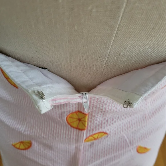 LILY PULITZER RARE Citrus Slice Halterneck Sleeveless Dress Pink Orange Size 4 - Picture 6 of 7